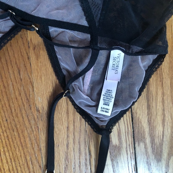 Victoria’s Secret Black Polka Dot Teddy - Picture 3 of 3